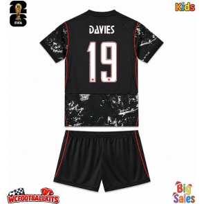 Canada Alphonso Davies #19 Replica Away Stadium Kit for Kids World Cup 2026 Short Sleeve (+ pants)